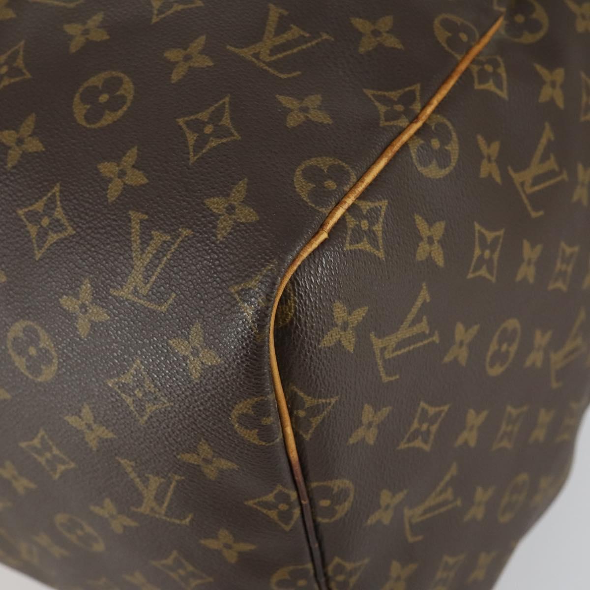 LOUIS VUITTON Monogram Keepall 55 Boston Bag M41424 LV Auth 161131