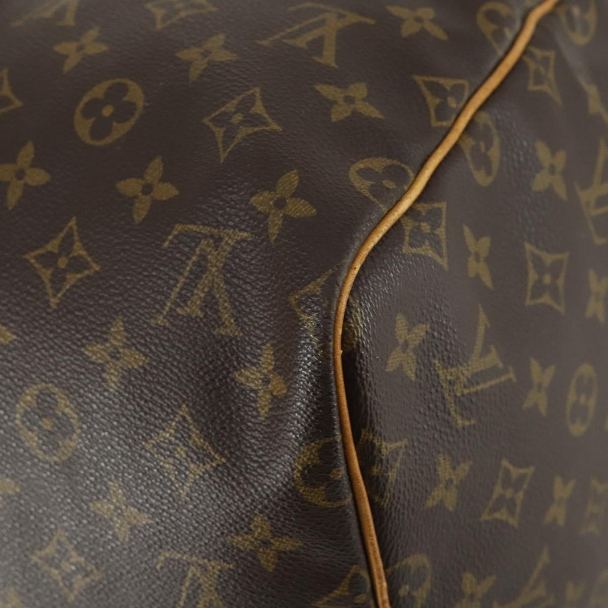 LOUIS VUITTON Monogram Keepall 55 Boston Bag M41424 LV Auth 161131