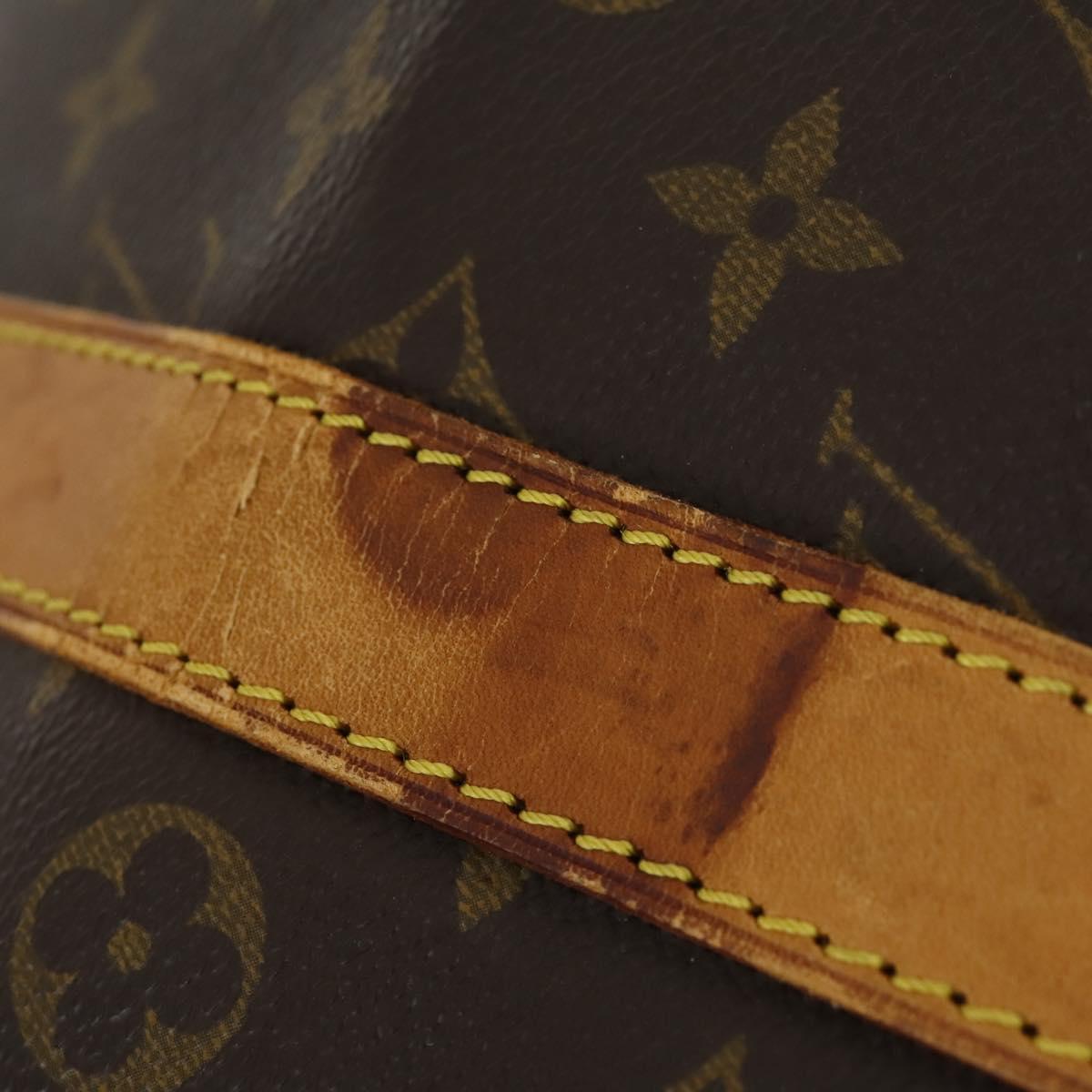 LOUIS VUITTON Monogram Keepall 55 Boston Bag M41424 LV Auth 161131