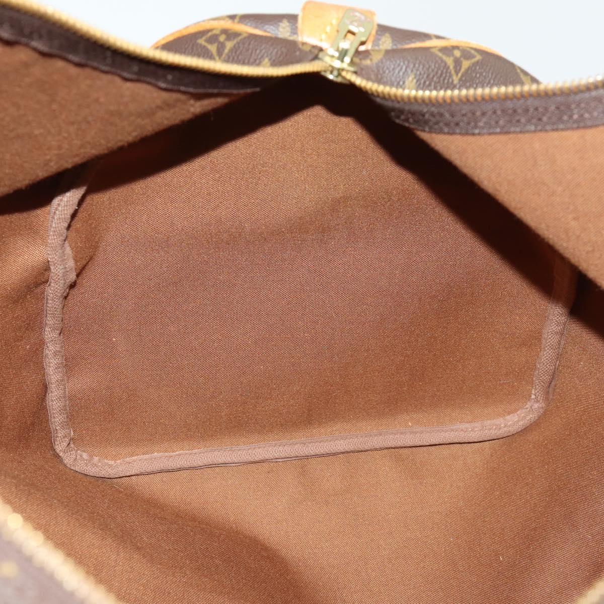 LOUIS VUITTON Monogram Keepall 55 Boston Bag M41424 LV Auth 161131