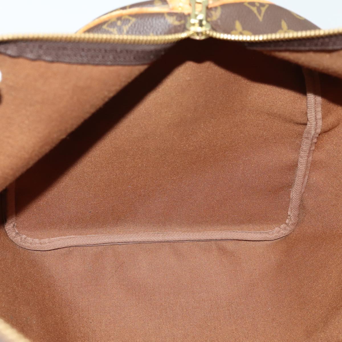 LOUIS VUITTON Monogram Keepall 55 Boston Bag M41424 LV Auth 161131