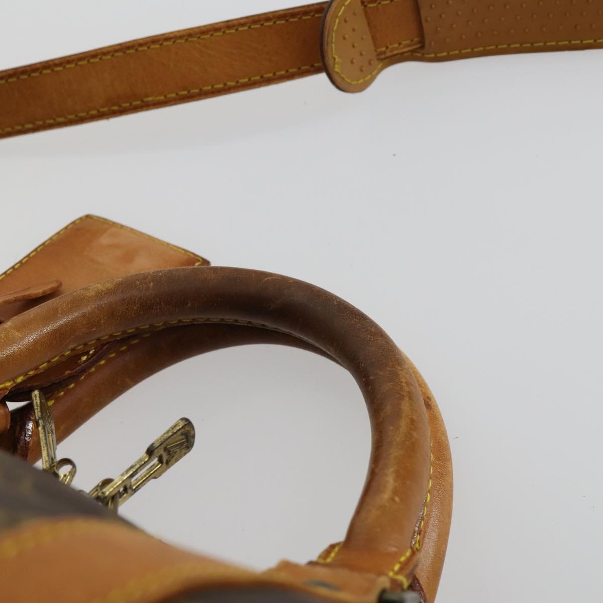 LOUIS VUITTON Monogram Keepall Bandouliere 60 Boston Bag M41412 LV Auth 161133