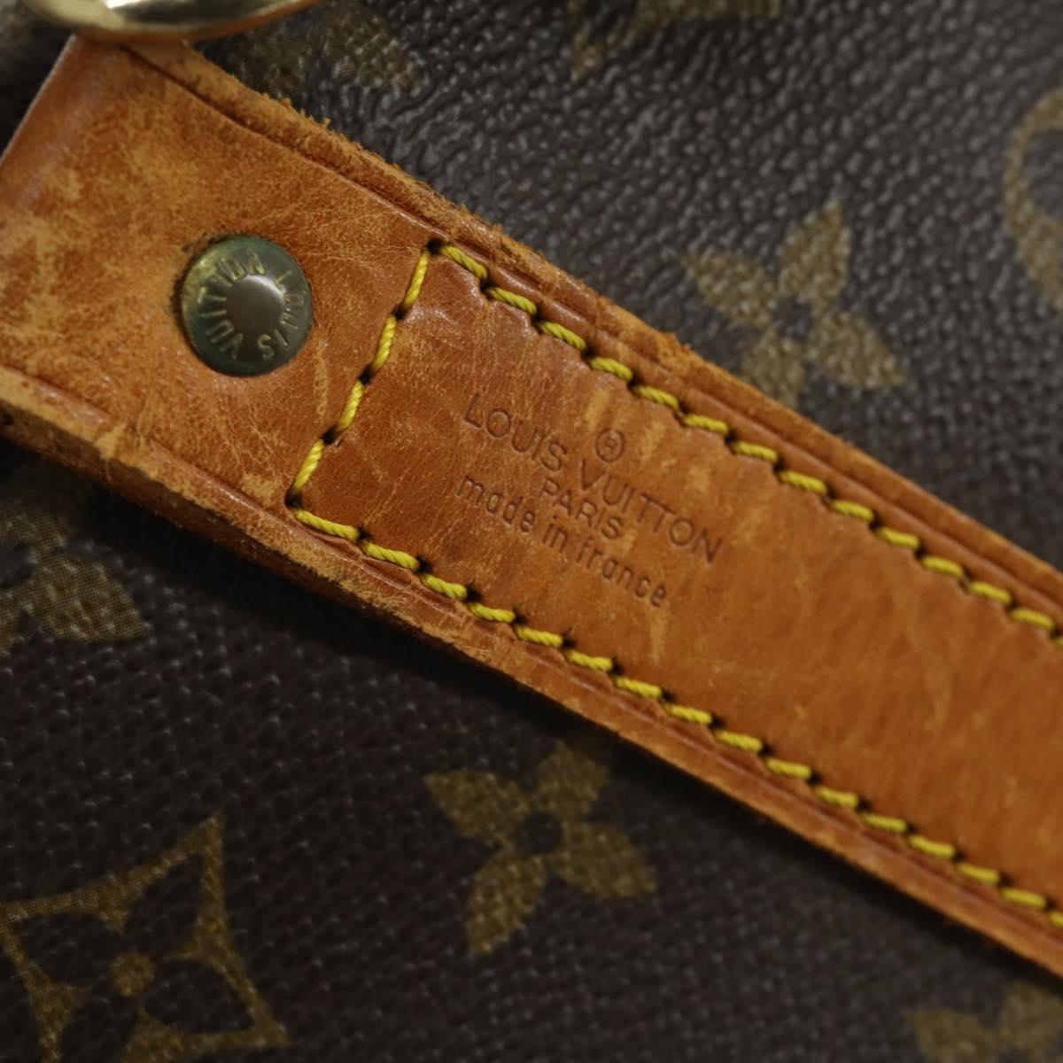 LOUIS VUITTON Monogram Keepall Bandouliere 60 Boston Bag M41412 LV Auth 161133