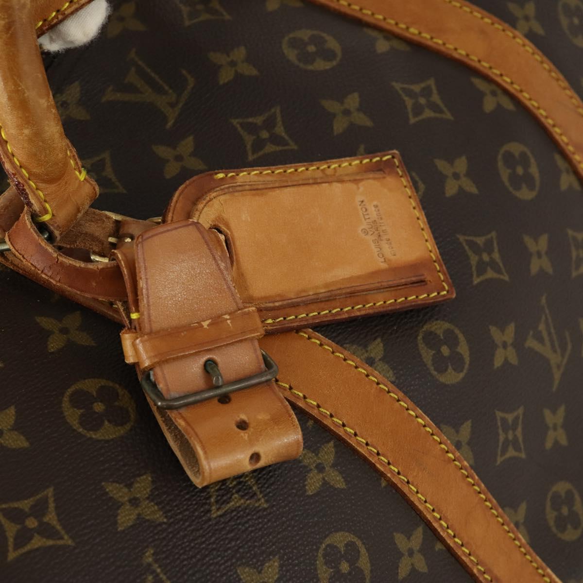 LOUIS VUITTON Monogram Keepall Bandouliere 60 Boston Bag M41412 LV Auth 161133