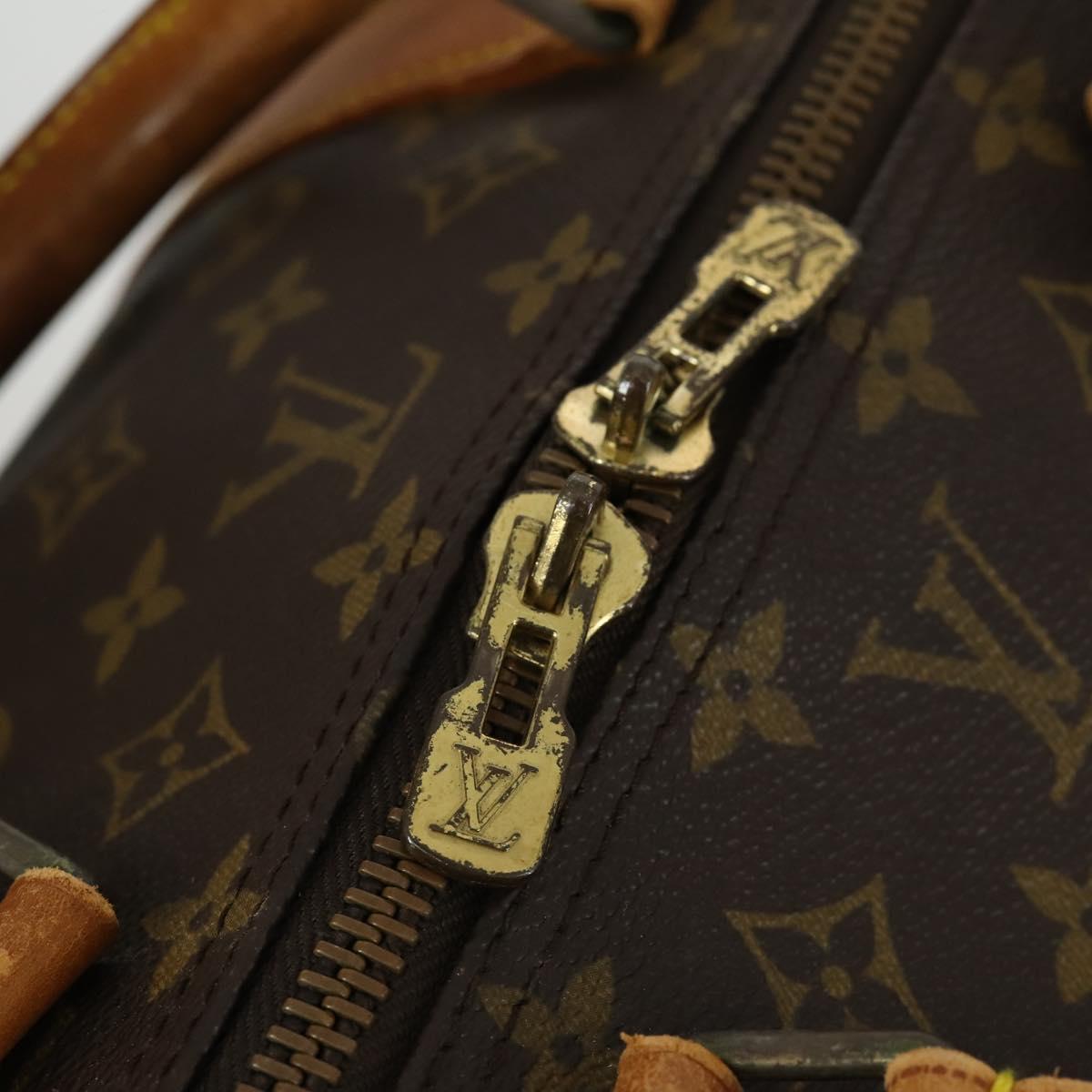 LOUIS VUITTON Monogram Keepall Bandouliere 60 Boston Bag M41412 LV Auth 161133