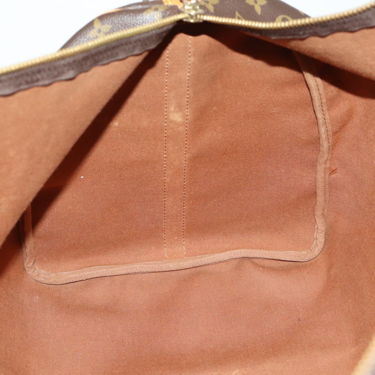 LOUIS VUITTON Monogram Keepall Bandouliere 60 Boston Bag M41412 LV Auth 161133