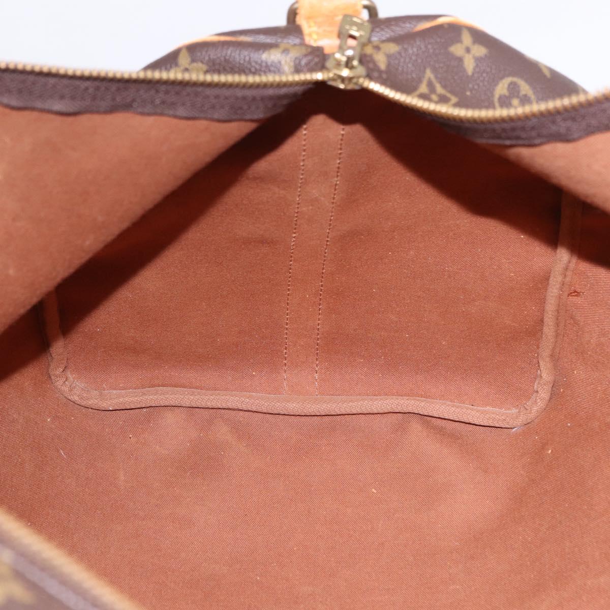 LOUIS VUITTON Monogram Keepall Bandouliere 60 Boston Bag M41412 LV Auth 161133