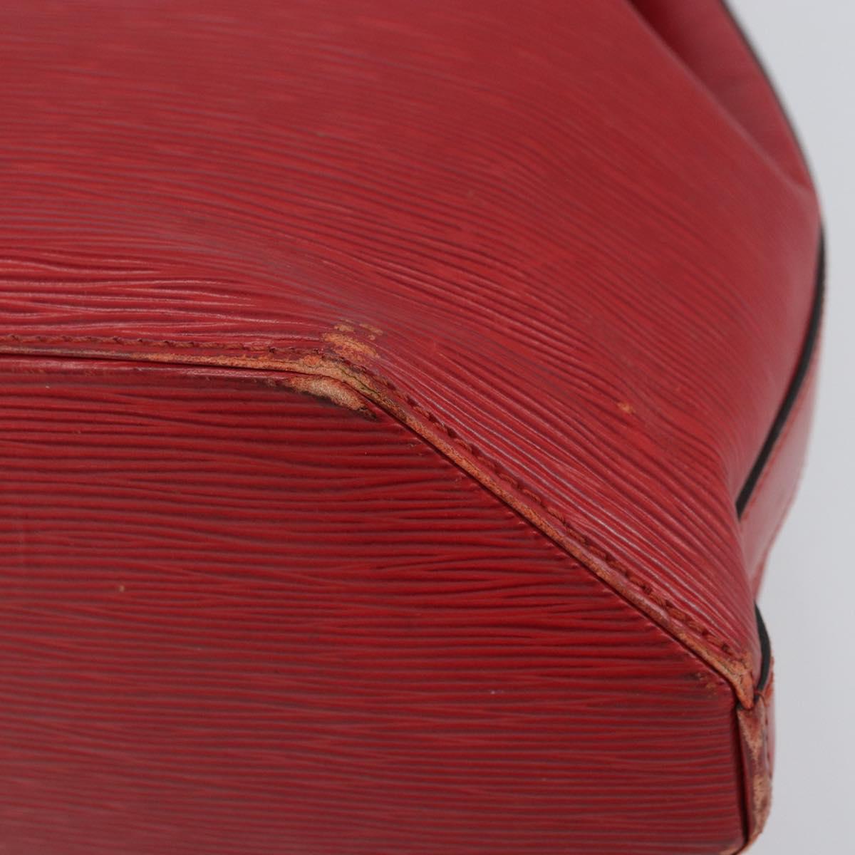 LOUIS VUITTON Epi Sac Depaule GM Shoulder Bag Red M80197 LV Auth 161138