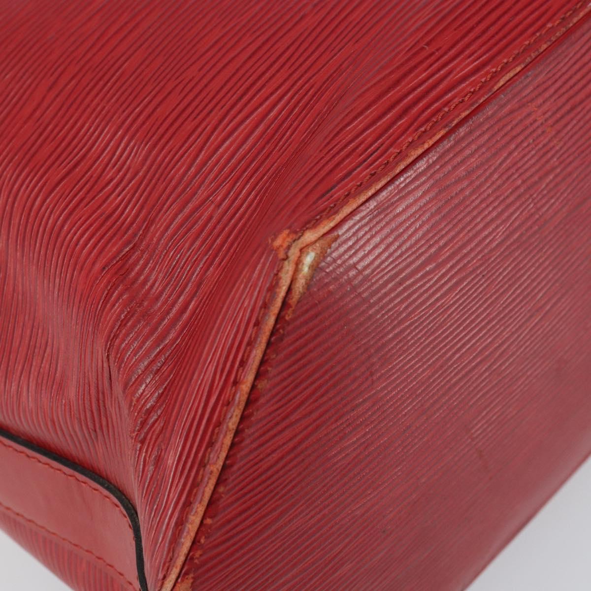 LOUIS VUITTON Epi Sac Depaule GM Shoulder Bag Red M80197 LV Auth 161138