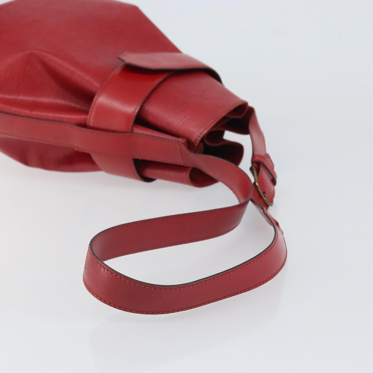 LOUIS VUITTON Epi Sac Depaule GM Shoulder Bag Red M80197 LV Auth 161138