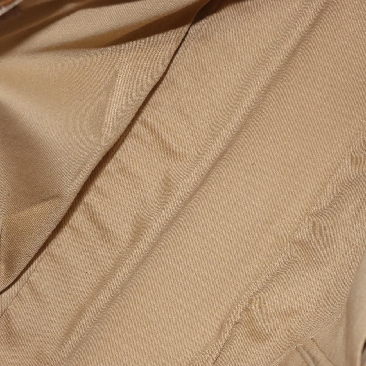 Salvatore Ferragamo Gancini Shoulder Bag Leather Brown Gold Auth 161140