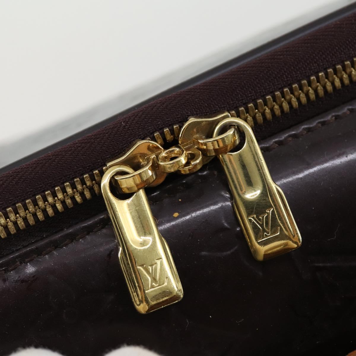 LOUIS VUITTON Monogram Vernis Pegas 45 Suitcase Amarante M91277 LV Auth 161162