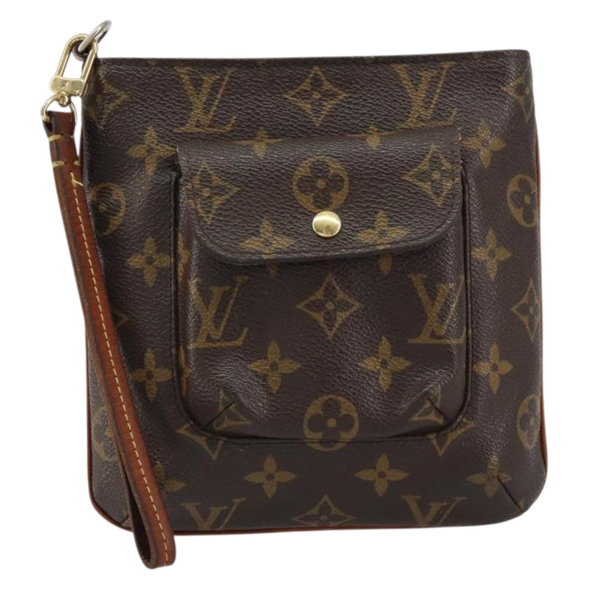 LOUIS VUITTON Monogram Partition Pouch M51901 LV Auth 161165