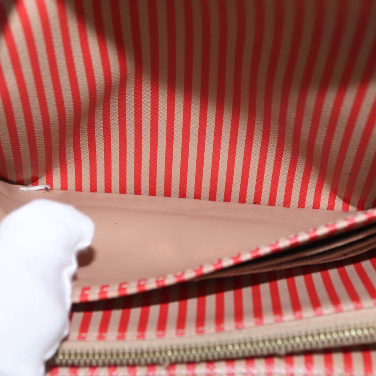 LOUIS VUITTON Monogram Trunk Portefeuille Sarah Long Wallet M60415 Auth 161177