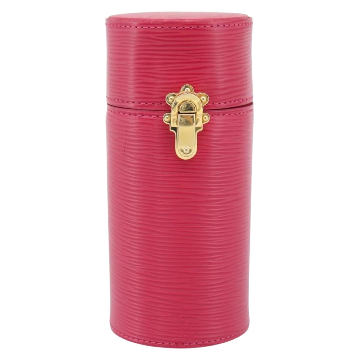 LOUIS VUITTON Epi Travel Case 100ml Accessory Case Pink LS0219 LV Auth 161179SAV