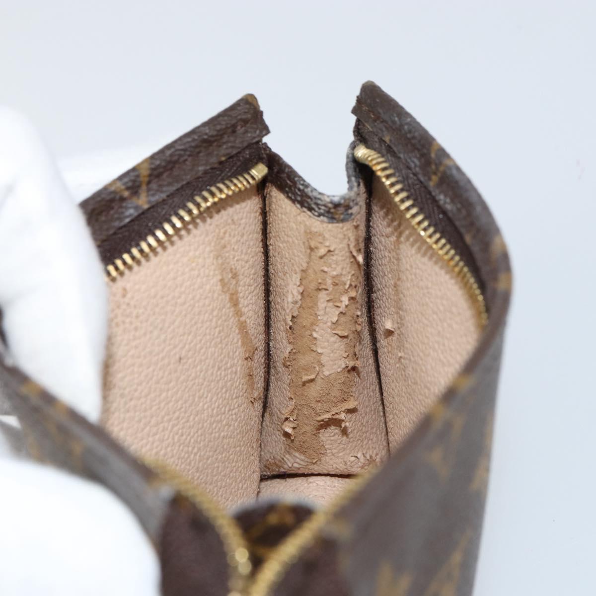 LOUIS VUITTON Monogram Poche Toilette 15 Pouch M47546 LV Auth 161181