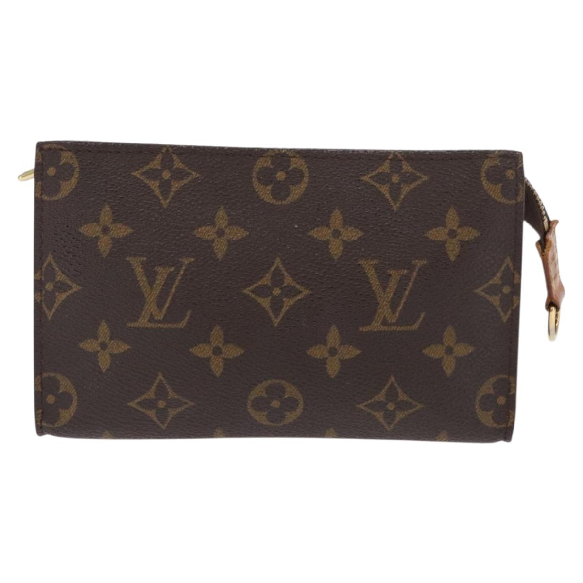 LOUIS VUITTON Monogram Bucket PM Accessory Pouch LV Auth 161182