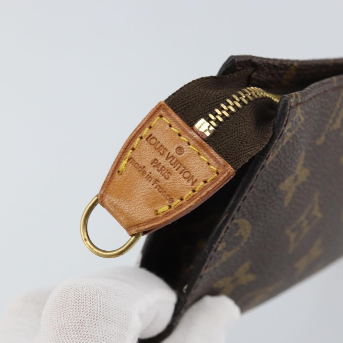 LOUIS VUITTON Monogram Bucket PM Accessory Pouch LV Auth 161196
