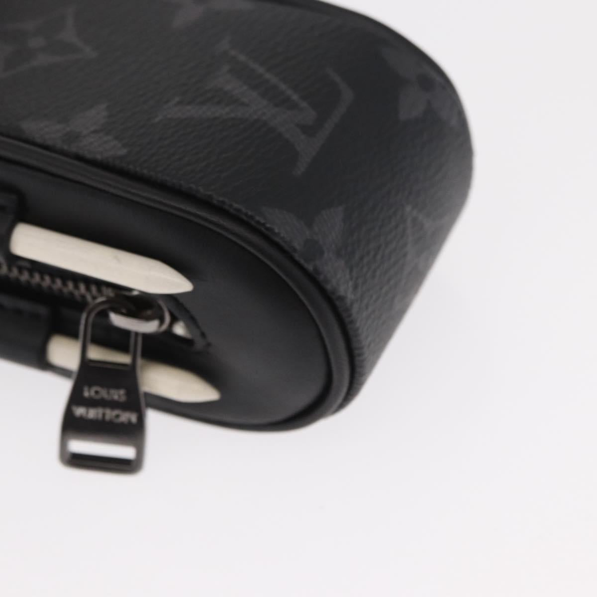 LOUIS VUITTON Monogram Eclipse Set Golf Andrews Bag Charm GI0344 LV Auth 161209SAM