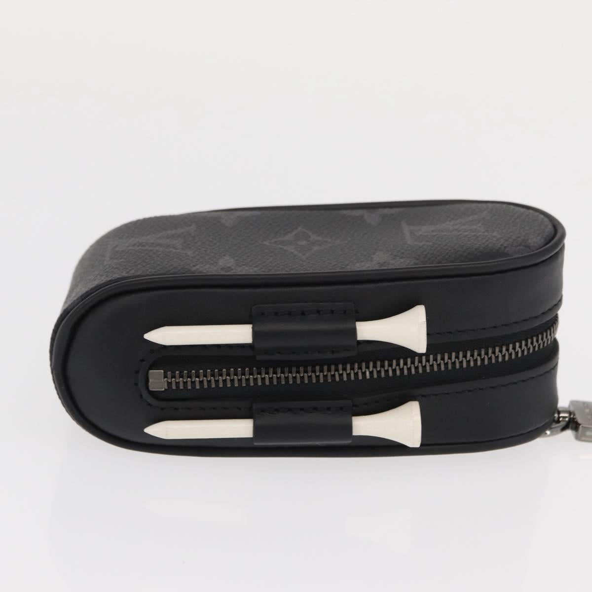LOUIS VUITTON Monogram Eclipse Set Golf Andrews Bag Charm GI0344 LV Auth 161209SAM