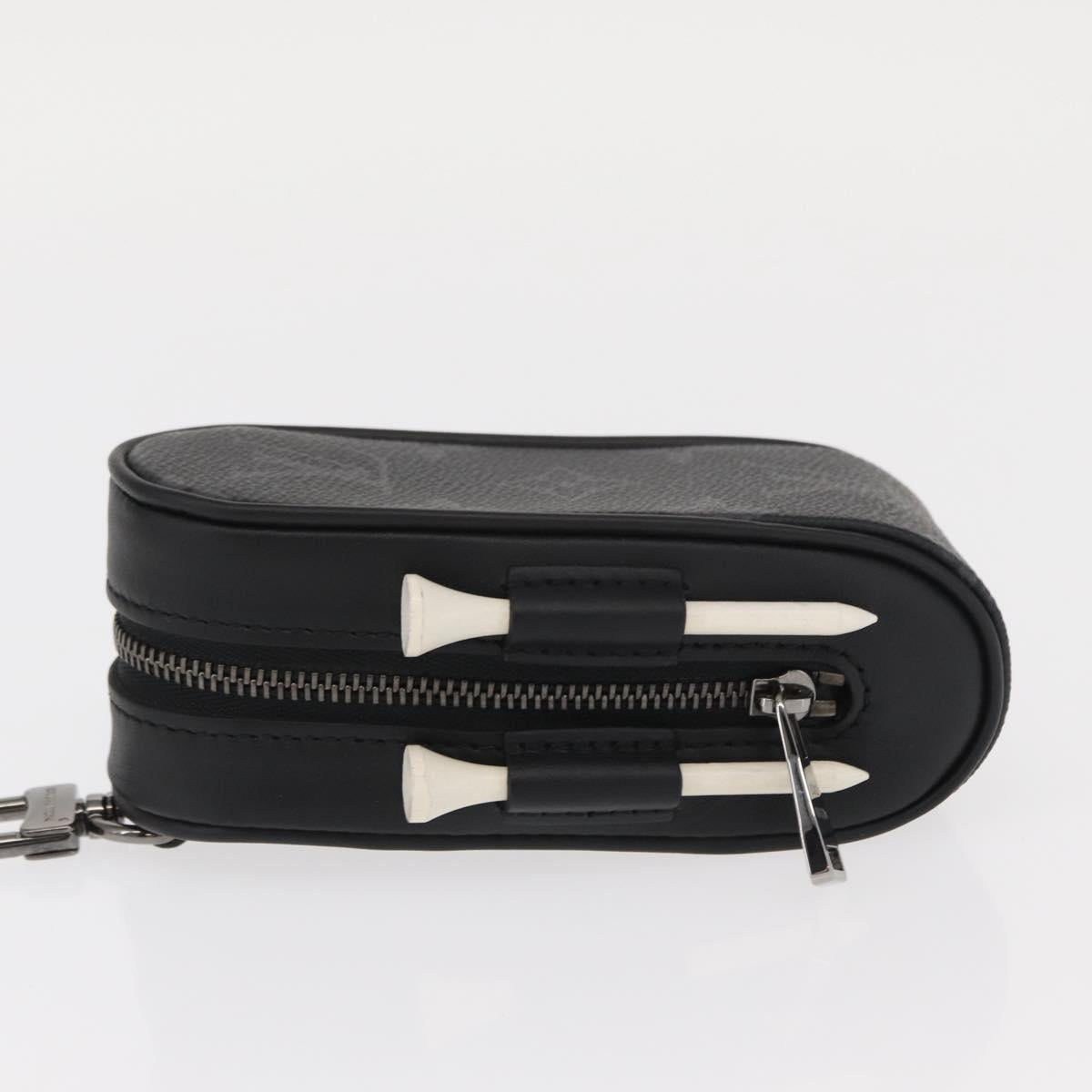 LOUIS VUITTON Monogram Eclipse Set Golf Andrews Bag Charm GI0344 LV Auth 161209SAM