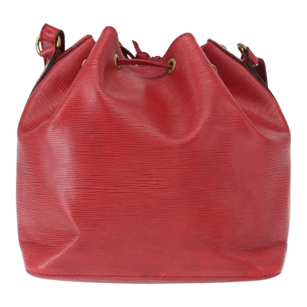 LOUIS VUITTON Epi Petit Noe Shoulder Bag Red M44107 LV Auth 161223