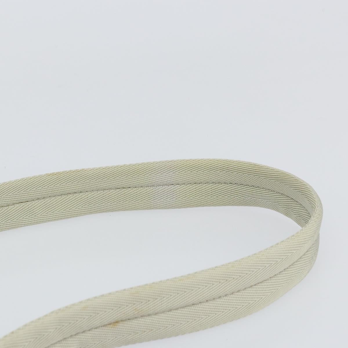 PRADA Shoulder Bag Nylon Light Blue Silver Auth 161224