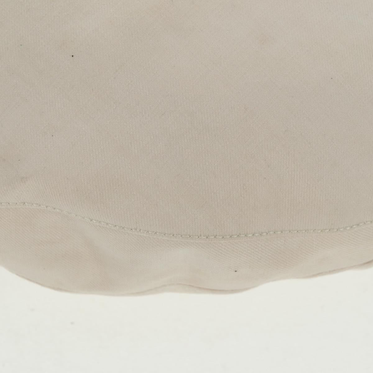 GUCCI Shoulder Bag Canvas Ivory Gold 95332 Auth 161228