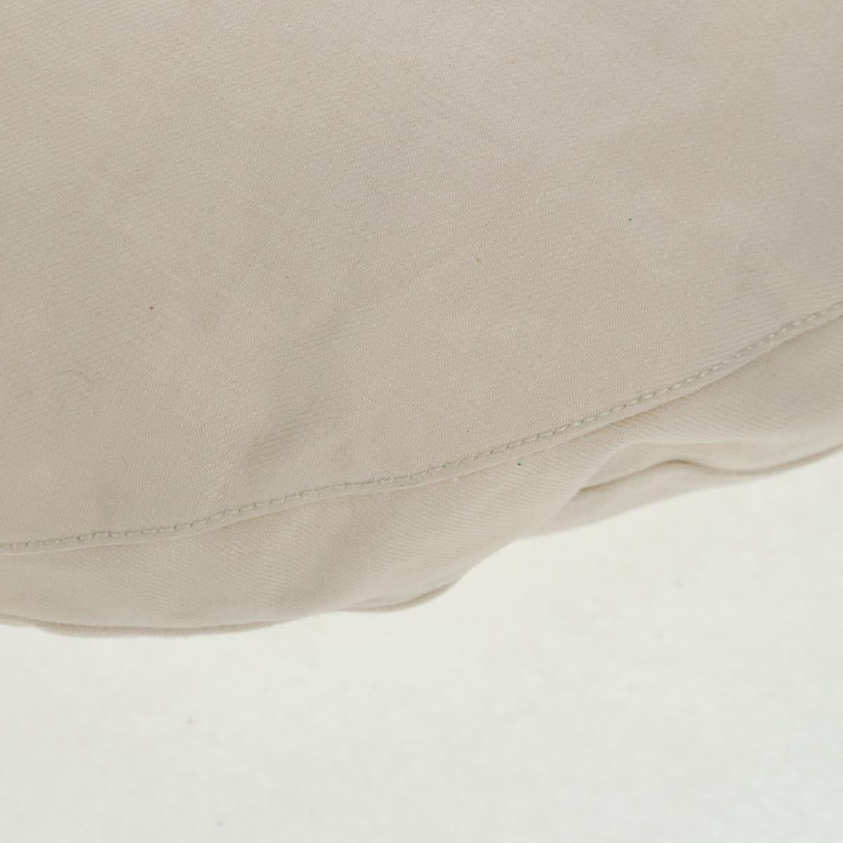 GUCCI Shoulder Bag Canvas Ivory Gold 95332 Auth 161228