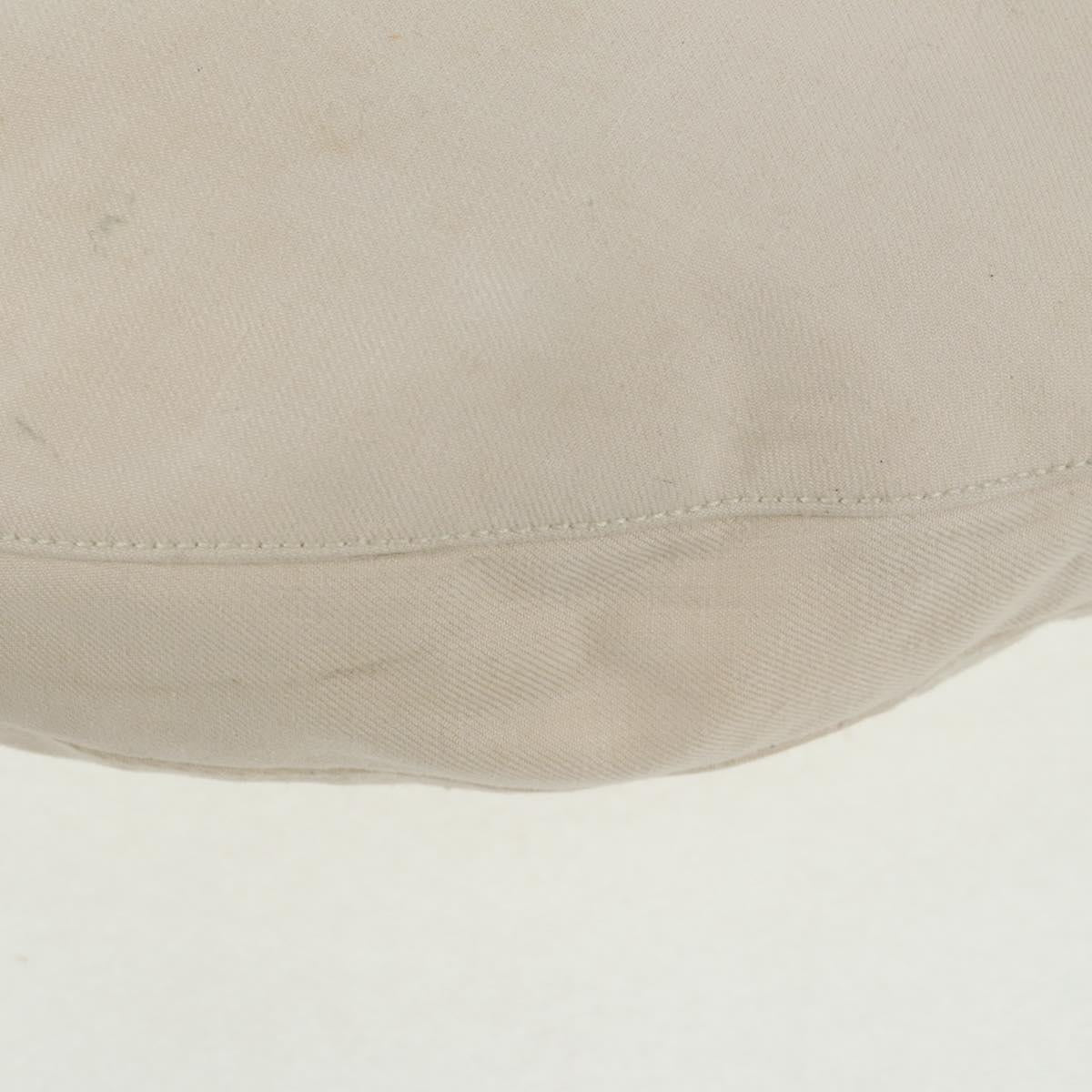 GUCCI Shoulder Bag Canvas Ivory Gold 95332 Auth 161228