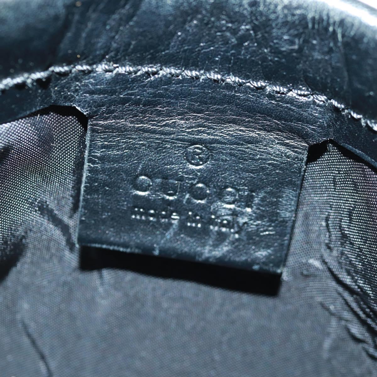 GUCCI Shoulder Bag Canvas Ivory Gold 95332 Auth 161228