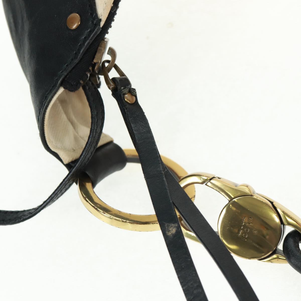 GUCCI Shoulder Bag Canvas Ivory Gold 95332 Auth 161228