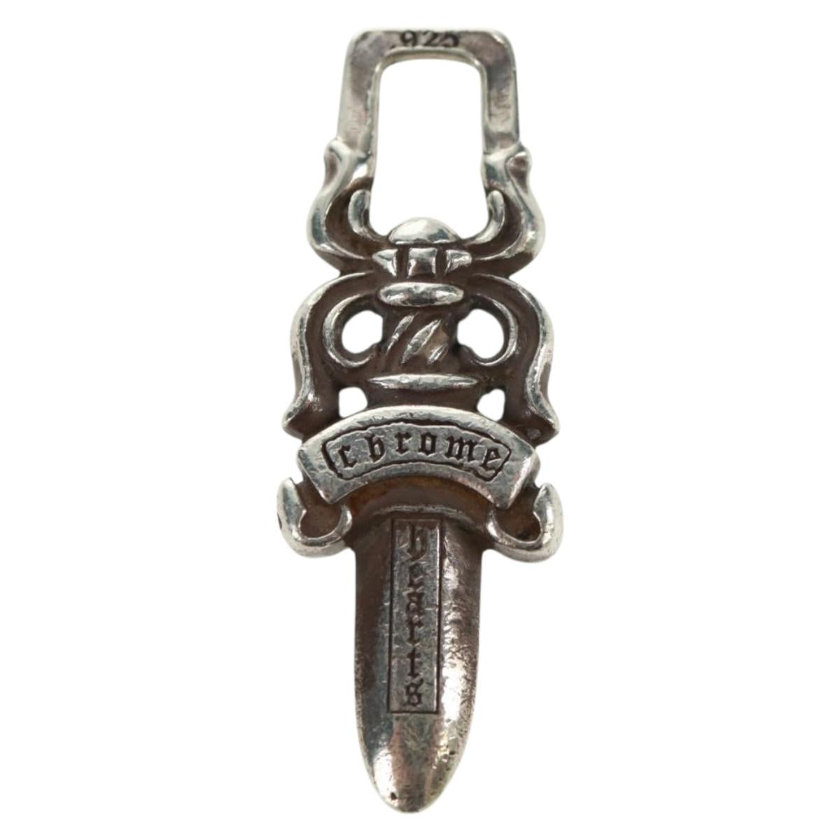 Chrome Hearts Dagger Charm #5 Pendant top Ag925 Silver Auth 161239SAM