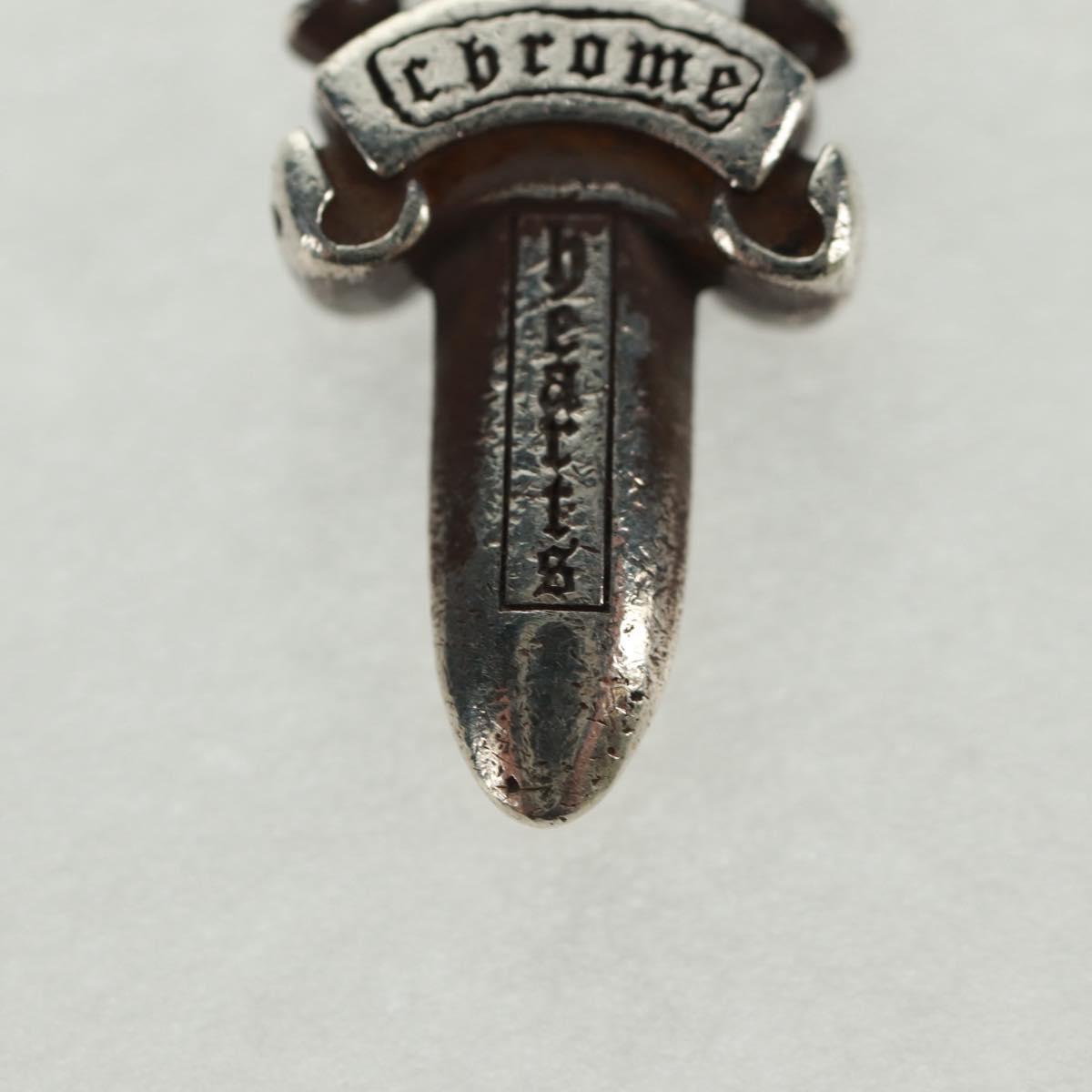 Chrome Hearts Dagger Charm #5 Pendant top Ag925 Silver Auth 161239SAM