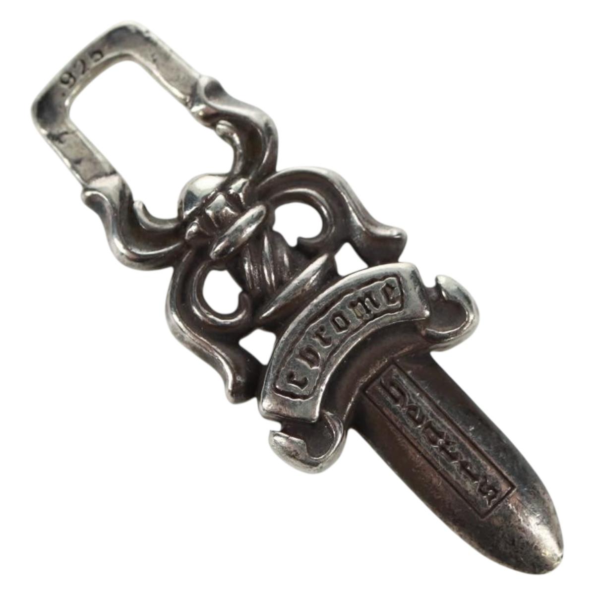 Chrome Hearts Dagger Charm #5 Pendant top Ag925 Silver Auth 161240SAM