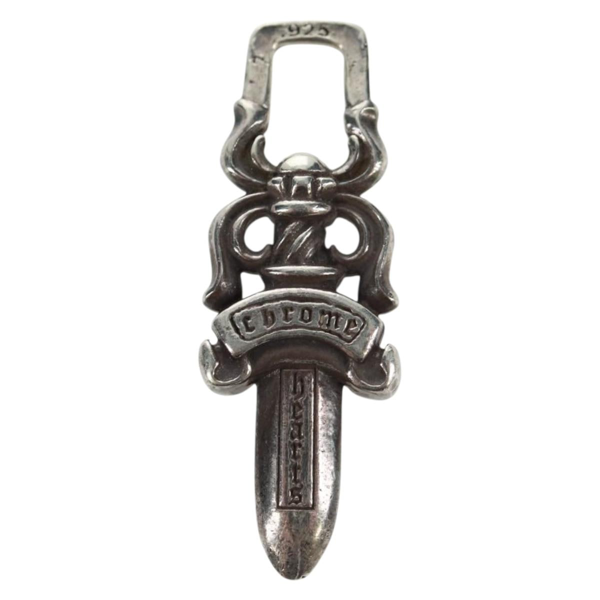 Chrome Hearts Dagger Charm #5 Pendant top Ag925 Silver Auth 161240SAM