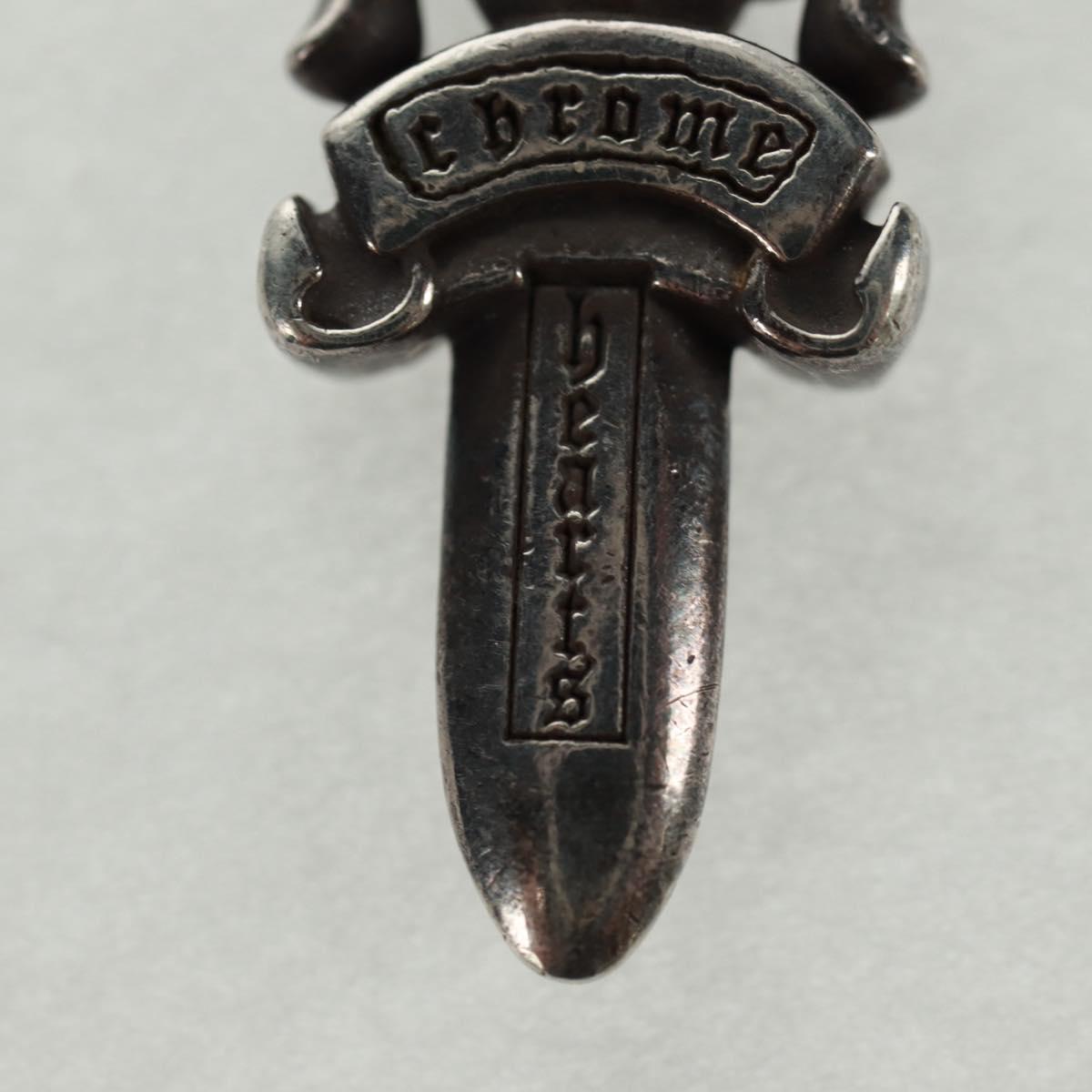 Chrome Hearts Dagger Charm #5 Pendant top Ag925 Silver Auth 161240SAM