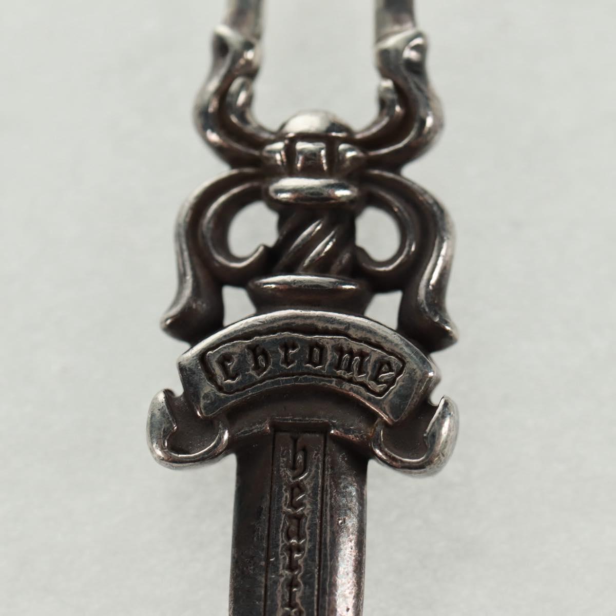 Chrome Hearts Dagger Charm #5 Pendant top Ag925 Silver Auth 161240SAM