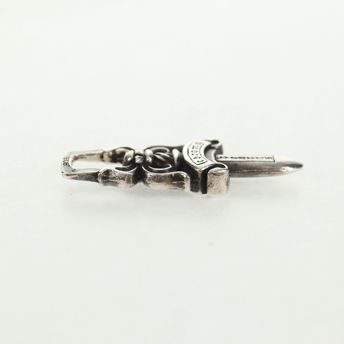 Chrome Hearts Dagger Charm #5 Pendant top Ag925 Silver Auth 161241SAM