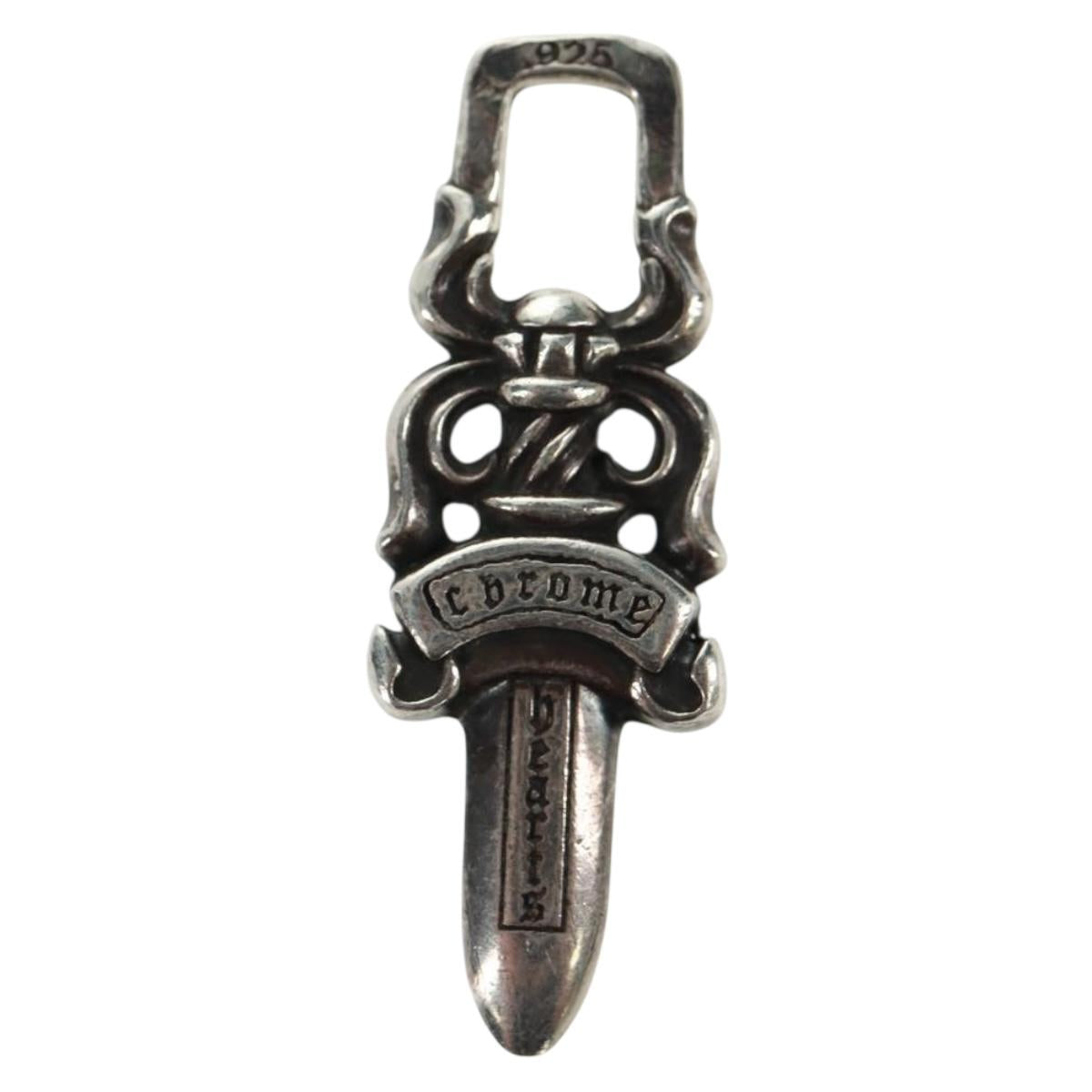 Chrome Hearts Dagger Charm #5 Pendant top Ag925 Silver Auth 161241SAM