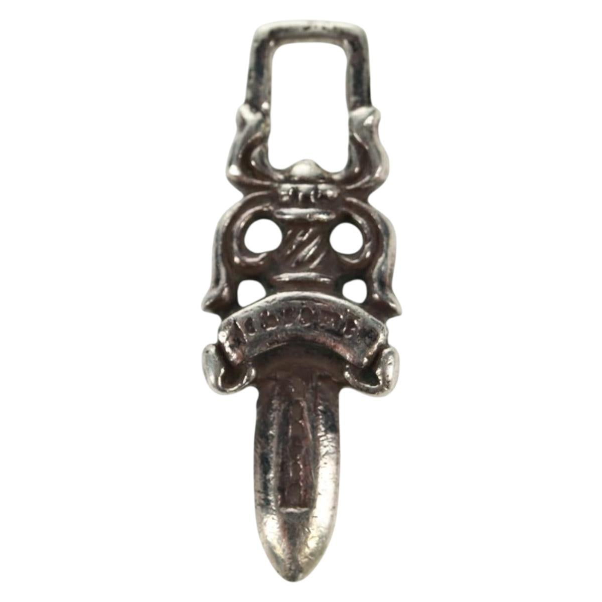 Chrome Hearts Dagger Charm #5 Pendant top Ag925 Silver Auth 161242SAM