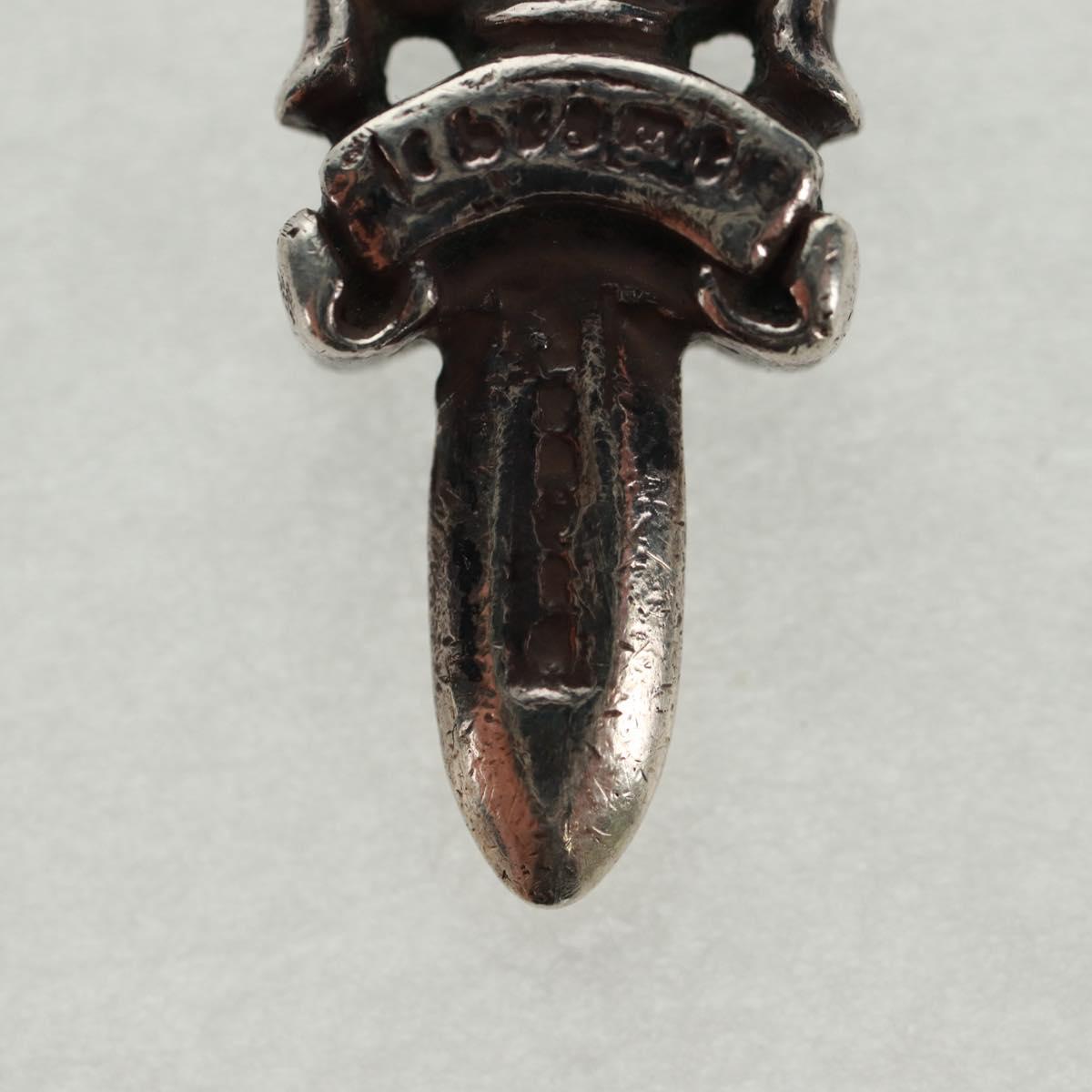Chrome Hearts Dagger Charm #5 Pendant top Ag925 Silver Auth 161242SAM