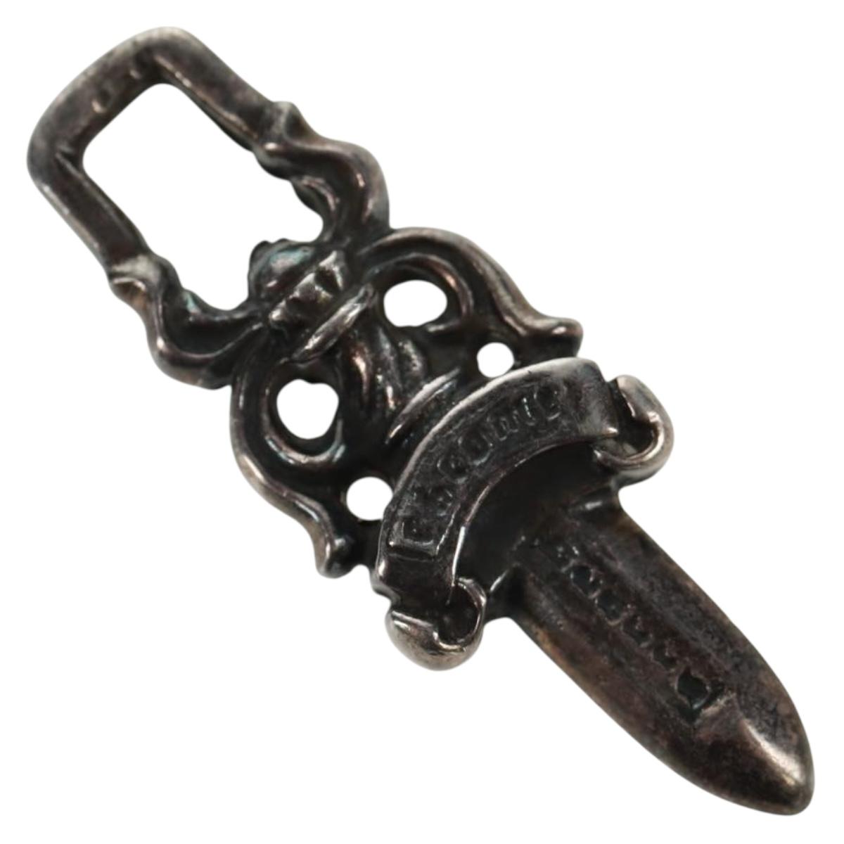 Chrome Hearts Dagger Charm #5 Pendant top Ag925 Silver Auth 161243SAM