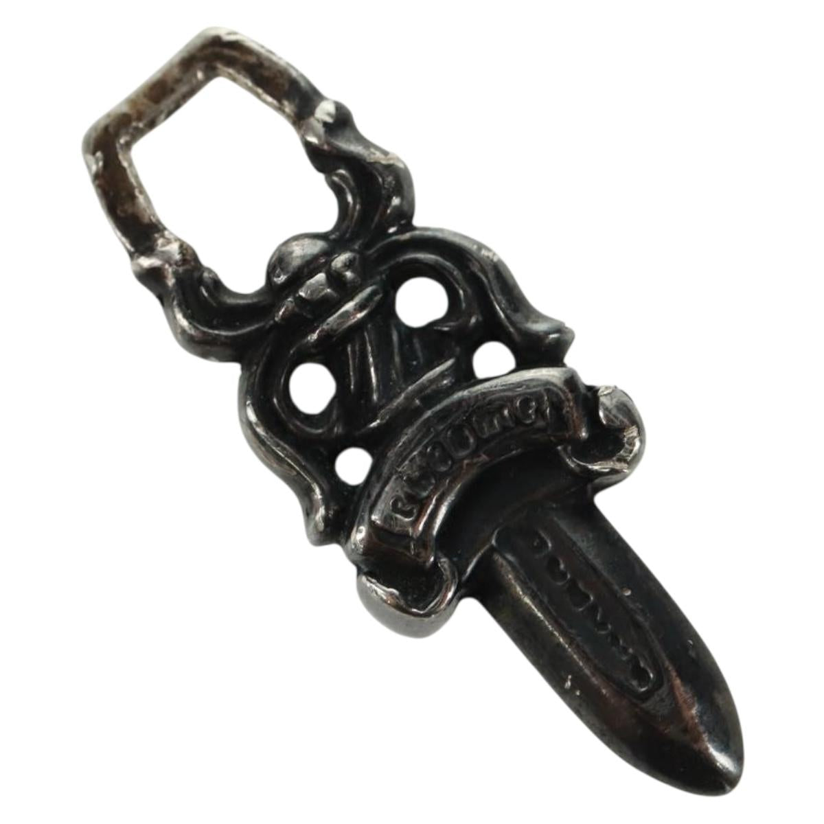 Chrome Hearts Dagger Charm #5 Pendant top Ag925 Silver Auth 161244SAM