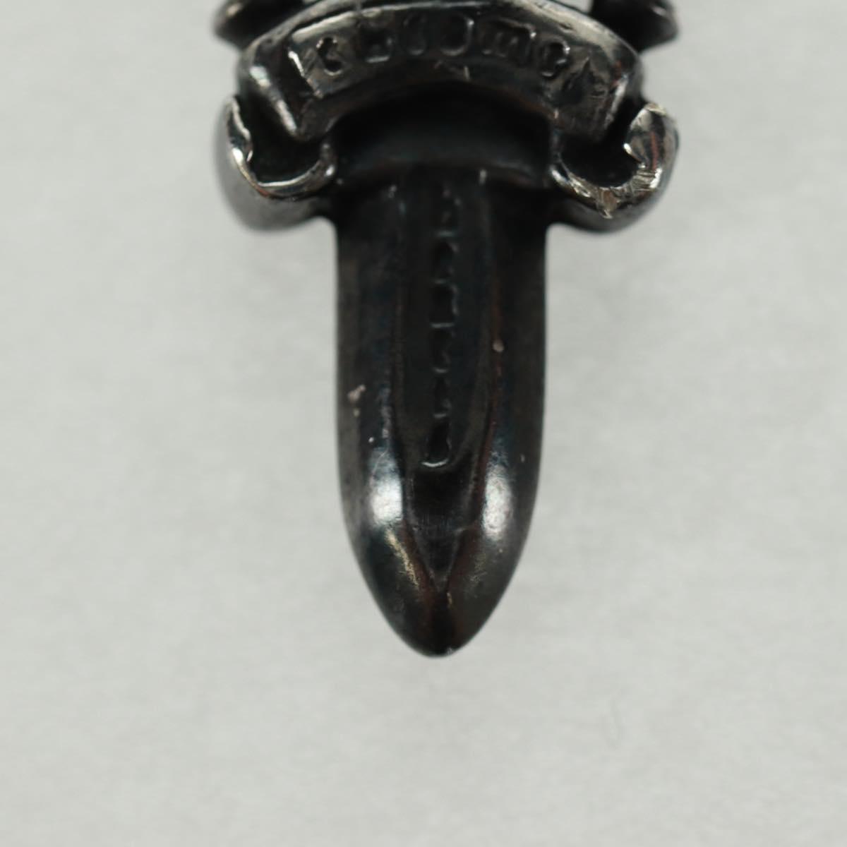 Chrome Hearts Dagger Charm #5 Pendant top Ag925 Silver Auth 161244SAM