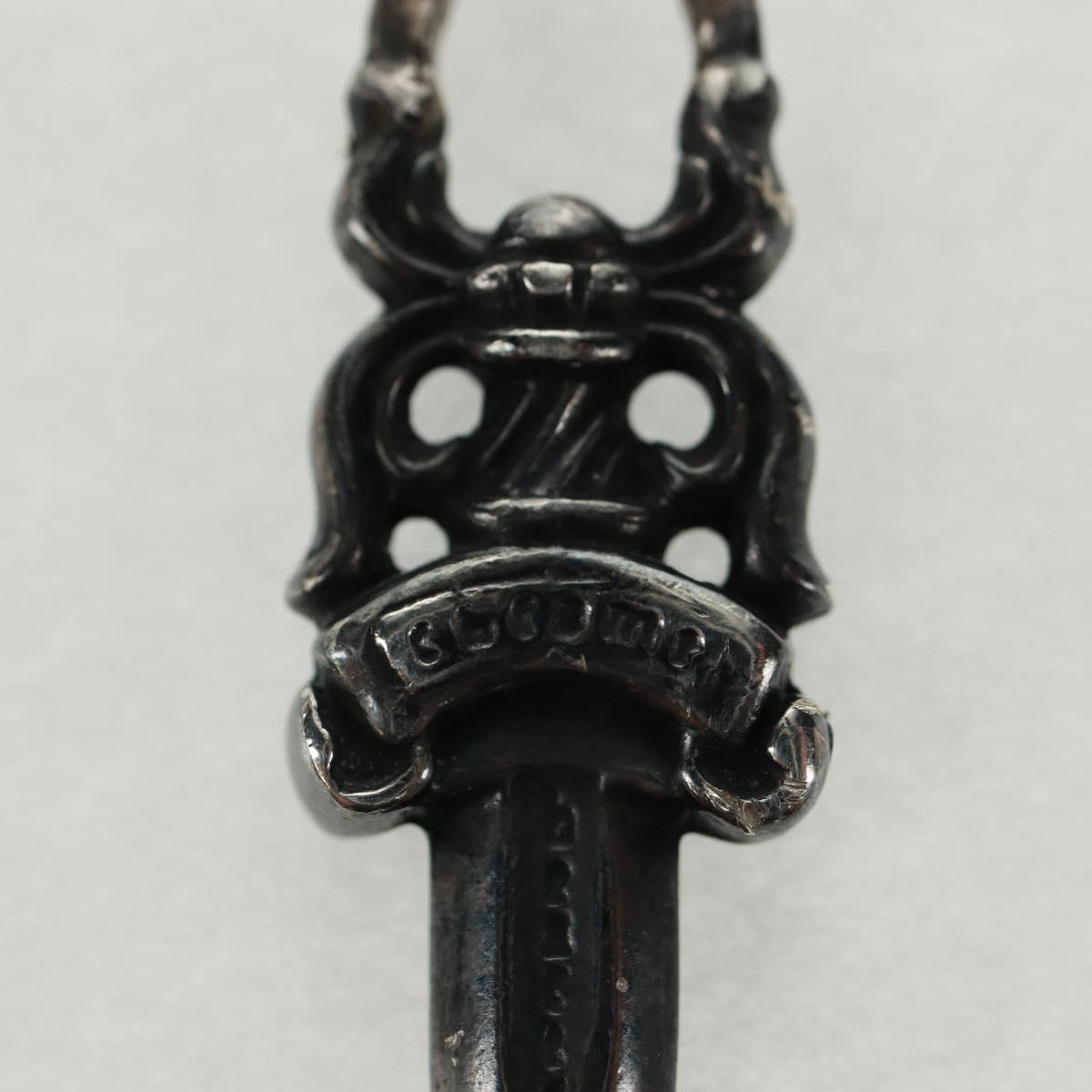 Chrome Hearts Dagger Charm #5 Pendant top Ag925 Silver Auth 161244SAM