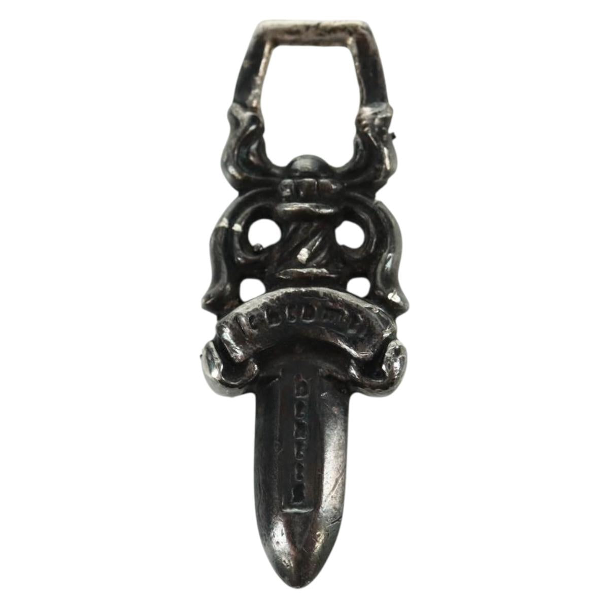 Chrome Hearts Dagger Charm #5 Pendant top Ag925 Silver Auth 161244SAM