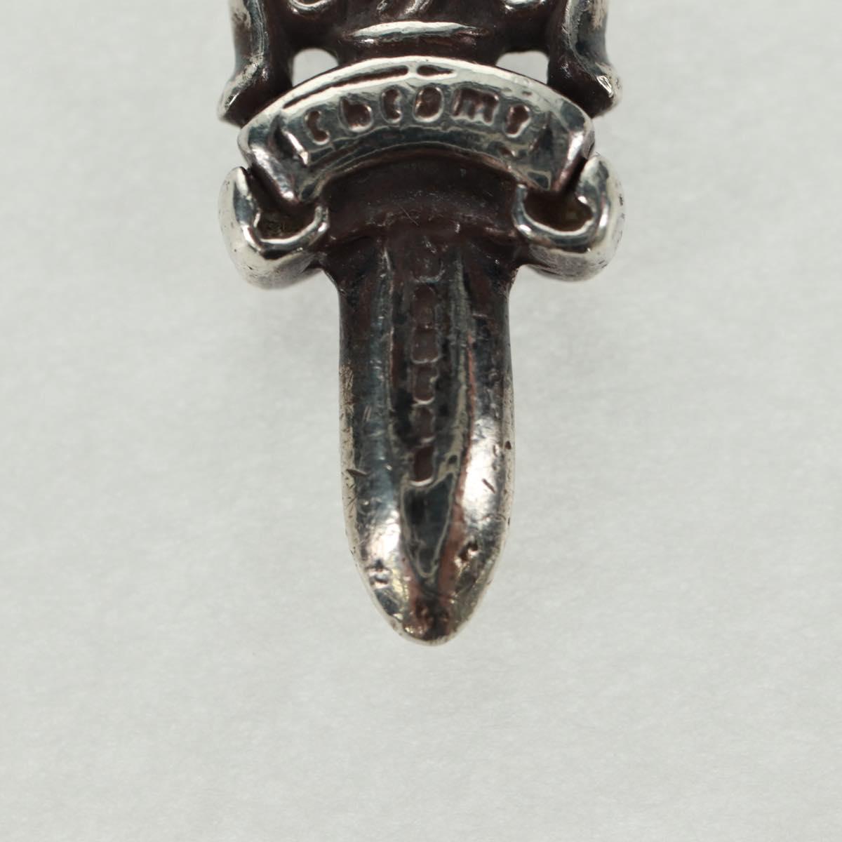 Chrome Hearts Dagger Charm #5 Pendant top Ag925 Silver Auth 161245SAM