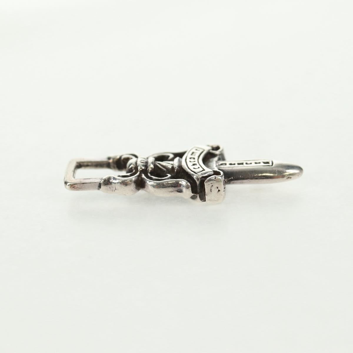 Chrome Hearts Dagger Charm #5 Pendant top Ag925 Silver Auth 161247SAM