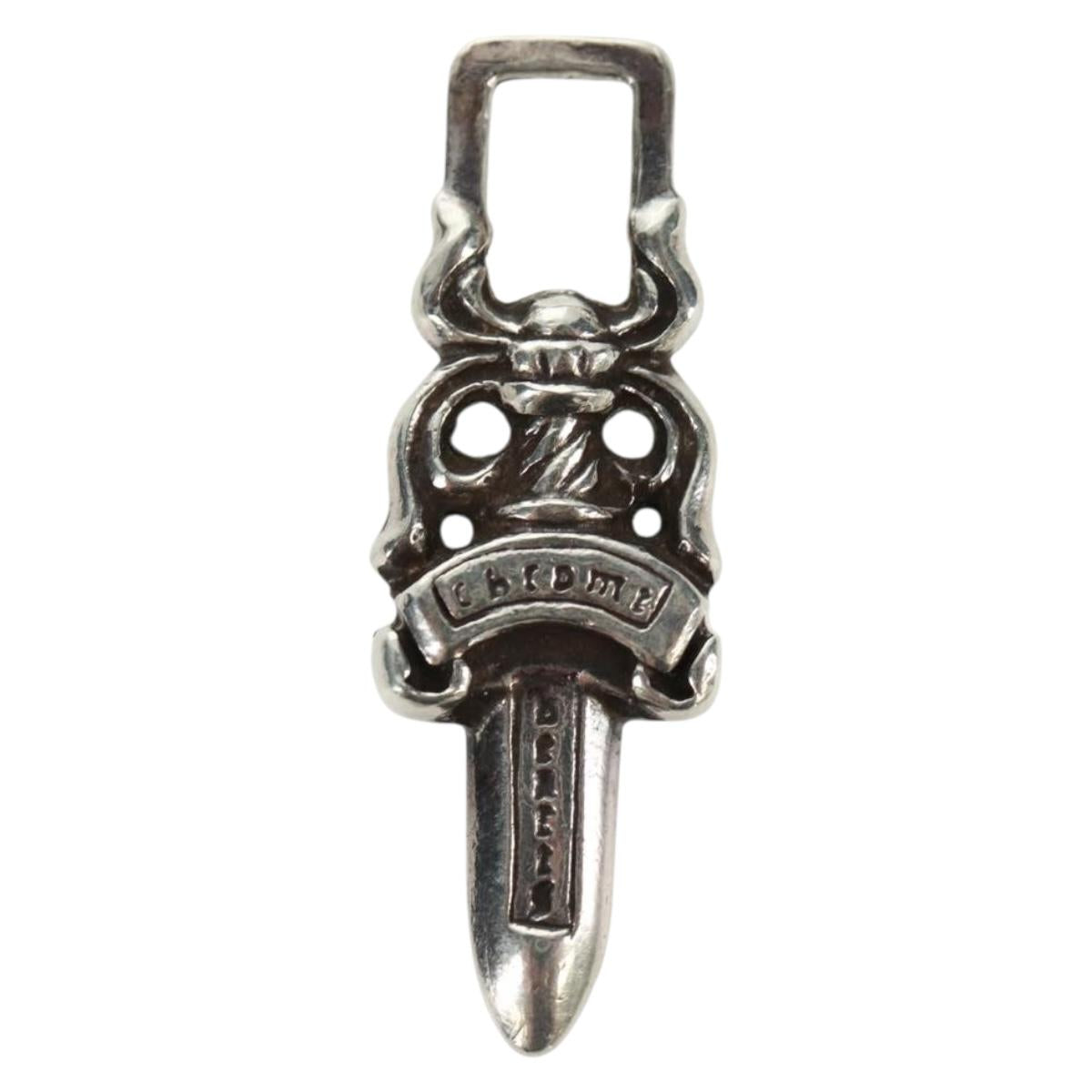Chrome Hearts Dagger Charm #5 Pendant top Ag925 Silver Auth 161247SAM
